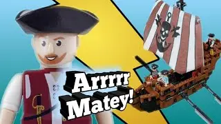Lepin Lego Alternative - Wilko Blox Pirate Ship Live Build And Chat (Legal Lego alternative!)
