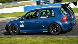 Rear Tire Lock up - Sebring International Raceway - PDG - VW Golf Mk4 1.8t - Track Day 12/20/25