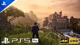 ROSSI ESTATE ROBBERY - ONCE A THIEF | UNCHARTED 4 | IMMERSIVE REALISTIC GAMEPLAY [4K 60FPS]