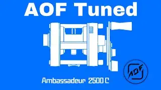 [Anglersoutfitter CH] Abu Ambassadeur 2500C Blue BFS Tuned by AOF