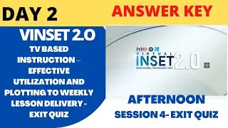 VINSET 2.0 TV Based Instruction&ndash;Effective Utilization and Plotting to Weekly Lesson Delivery