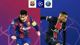 UEFA CHAMPIONS LEAGUE LAST 16 FIRST LEG MATCH-FIFA21 | BARCELONAFC VS PARIS SAINT GERMAIN'S FC |
