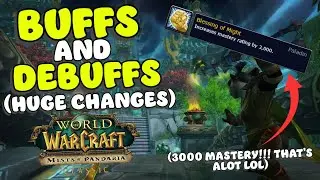 Every Buff and Debuff change in MoP Classic  (There is alot!)