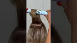 Big results for short hair 💙 The Blue Infrared Thermal Brush uses gentle infrared heat to smooth,