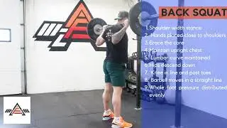 Back Squat: Visual Performance Points in Under 30 Seconds