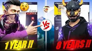 1 Year Old VS 8 Year Old Free Fire ID 😱 - Garena Free Fire