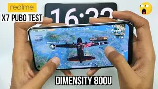 Realme X7 Pubg Test, Heating and Battery Test | Dimensity 800U