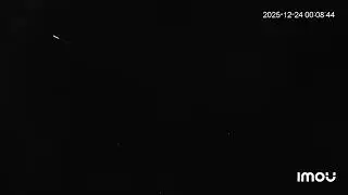 Bolid z roju Ursid 24.12.2025 niebo p&oacute;łnocne 