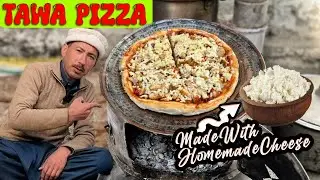 Pizza Recipe At Home | Quick And Easy Pizza On Stove Made By Mrchefu