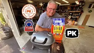 PKGO Portable Charcoal Grill! / Slow Smoked Beef Tenderloin / Using B&B Oak and Hickory Briquettes!