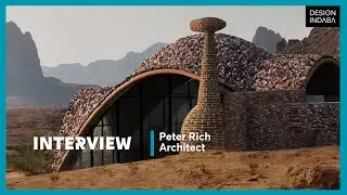 Peter Rich seems to think and see with his hands.