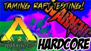 HARDCORE Primitive+ ARK: Total Conversion - WARNING! TAMING RAFT TESTING! | Gameplay | S6E6