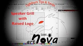 Speaker Grill with Raised Logo