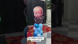 #nashik birthday decoration #dkevent #9049688627 #birthdaydecorations #babyboss