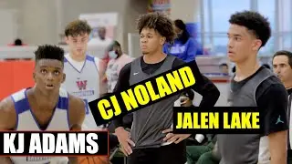 Top 20 CJ Noland and Jalen Lake of WAXAHACHIE HIGH VS Kansas University Commit KJ ADAMS AND