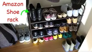Amazon Shoe rack that works best for us - Assemble/review