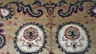 Video of Afghan rug.