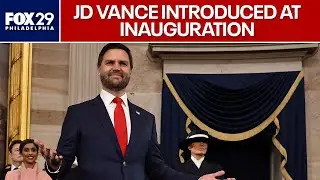 Vice President-elect JD Vance introduced at inauguration