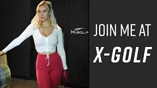 Join Me at X-Golf // High-End Golf Simulator Bar + Restaurant