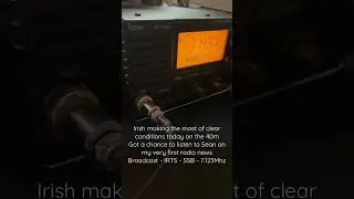#Icom #ssb #40m #7MHz #hamradio #irish #communication #AmateurRadio #ireland #HF #LSB
