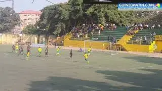 Ligue1 : Ibrahim Koumbassa (AS Kaloum) crucifie la Renaissance FC sur un coup-franc magistral