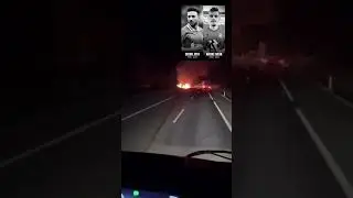 First video of the Crash site of Diego Jota Accident Scene
