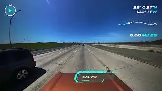 leaving cobra experience GPS data rear view