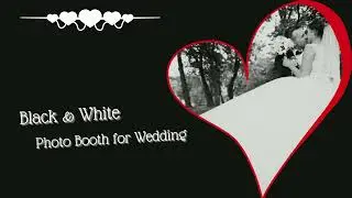 LA Photo Booth | Gorgeous Black & White Wedding Photo Booth Los Angeles | Photo Booth LA
