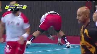 ملخص مباراة الكويت 27 × 28 القادسية ـ الدوري الممتاز لكرة اليد القسم الاول 2022 ـ 2023