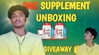 GNC supplement stack unboxing | GIVEAWAY.? 🤔 Rajkiran Ignatius