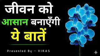 जीवन के सच्चे और अनमोल सबक || बातें जो ज़िंदगी को आसान करें दे || Best Motivational speech by Vikas 