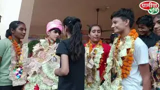 गांव करोड़ा ने बेटियों को स्वागत में मालाओं से लाद दिया। Natik Banwala Karora