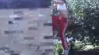 Two clips of Flame Parkour