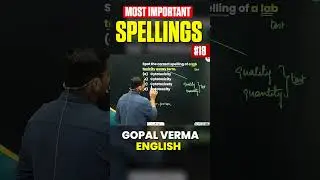 English for SSC Exam 🔥Gopal Verma English #shorts #ssccgl #gopalsir