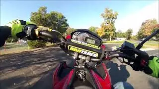 Z125 Solo Sesh, Learning Bp and Footbrake Practice.