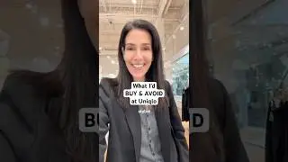 What I&rsquo;d buy and avoid at Uniqlo as a personal stylist #personalstylist #uniqlo #shopsmart