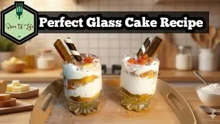 Perfect Glass Cake Recipe | Instant Cake In glass | #dessert #food #cooking #chef 
