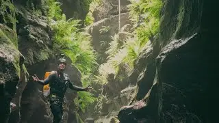A surreal canyoning experience