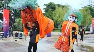 Ondel-Ondel Betawi Sholawatan Maju Mundur Lucu, Ondel Ondel Vidio Unik