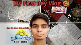 My First Vlog 🥰 | My Full Day Experience |