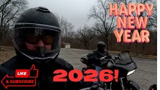 Первая поездка 2026 года на моём Harley Davidson.