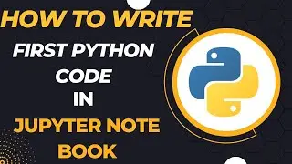 How To Run First Python Code In Jupyter Note Book|| jupyter notebook || pip