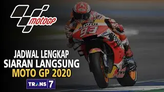 JADWAL LENGKAP SIARAN LANGSUNG MOTO GP 2020 LIVE TRANS 7 MINGGU INI