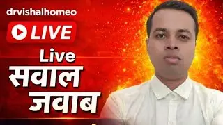 🔴 Live Part 8 Free Health Q&A | हर बीमारी का होम्योपैथिक समाधान | Dr. V. Kumar