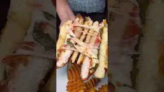 Chicken Parmesan Sandwich 📍Emmy Squared Pizza ~ Hell&rsquo;s Kitchen, Manhattan, NY
