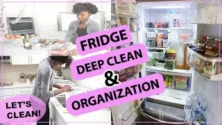 TIME LAPSE SPRING CLEAN WITH ME 2019| SPRING KITCHEN DEEP CLEAN ORGANIZATION | THE FRIDGE