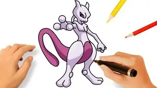 COMO DESENHAR O MEWTWO | POKÉMON