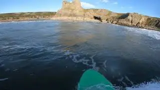 Chilly Surf Down Gower