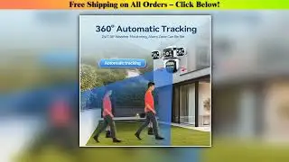 ANSVICAM 10K Home Security WiFi Camera Four Lens Four Screen 360 10X Optical Zoom CCTV Auto
