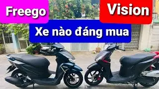So s&aacute;nh FreeGo v&agrave; Vision thực tế của người sở hữu . Gi&aacute; xe mới v&agrave; xe cũ đi lướt v&agrave; giấy tờ xe